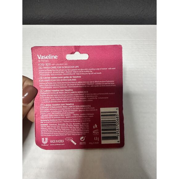 Vaseline Lip Therapy Rosy Lips Lip Balm Petroleum Jelly 4.8 g/0.16oz NEW - Picture 6 of 6